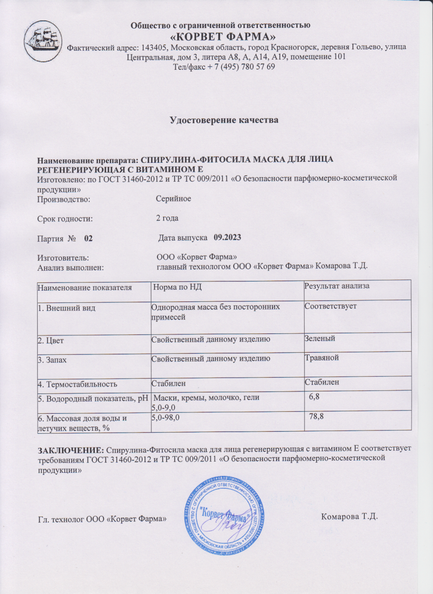 Паспорт №09202302